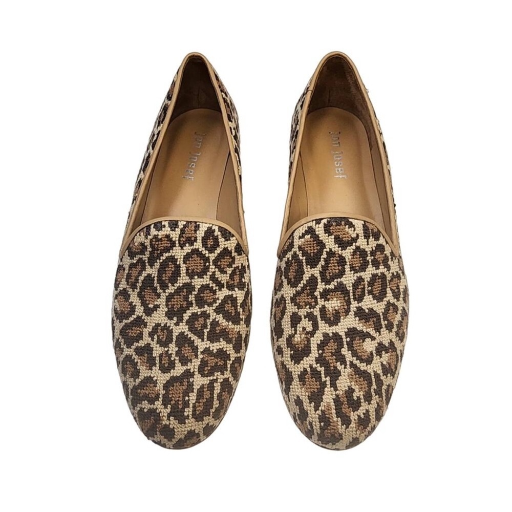 Anthropologie Jon Josef Gatsby Leopard Fabric
Loafer Flat